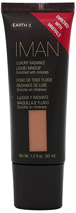 IMAN COSMETICS Luxury Radiance Liquid Makeup, Earth 3 - ADDROS.COM